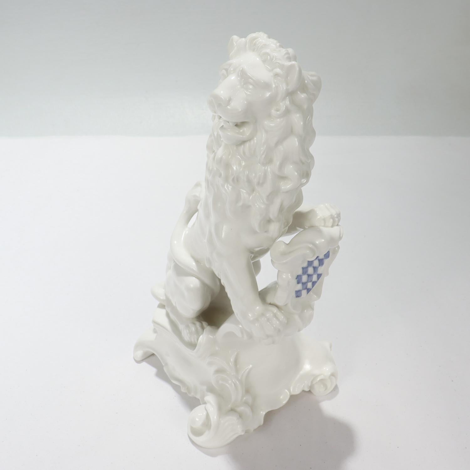 Nymphenburg Blanc de Chine Figurilla de porcelana 