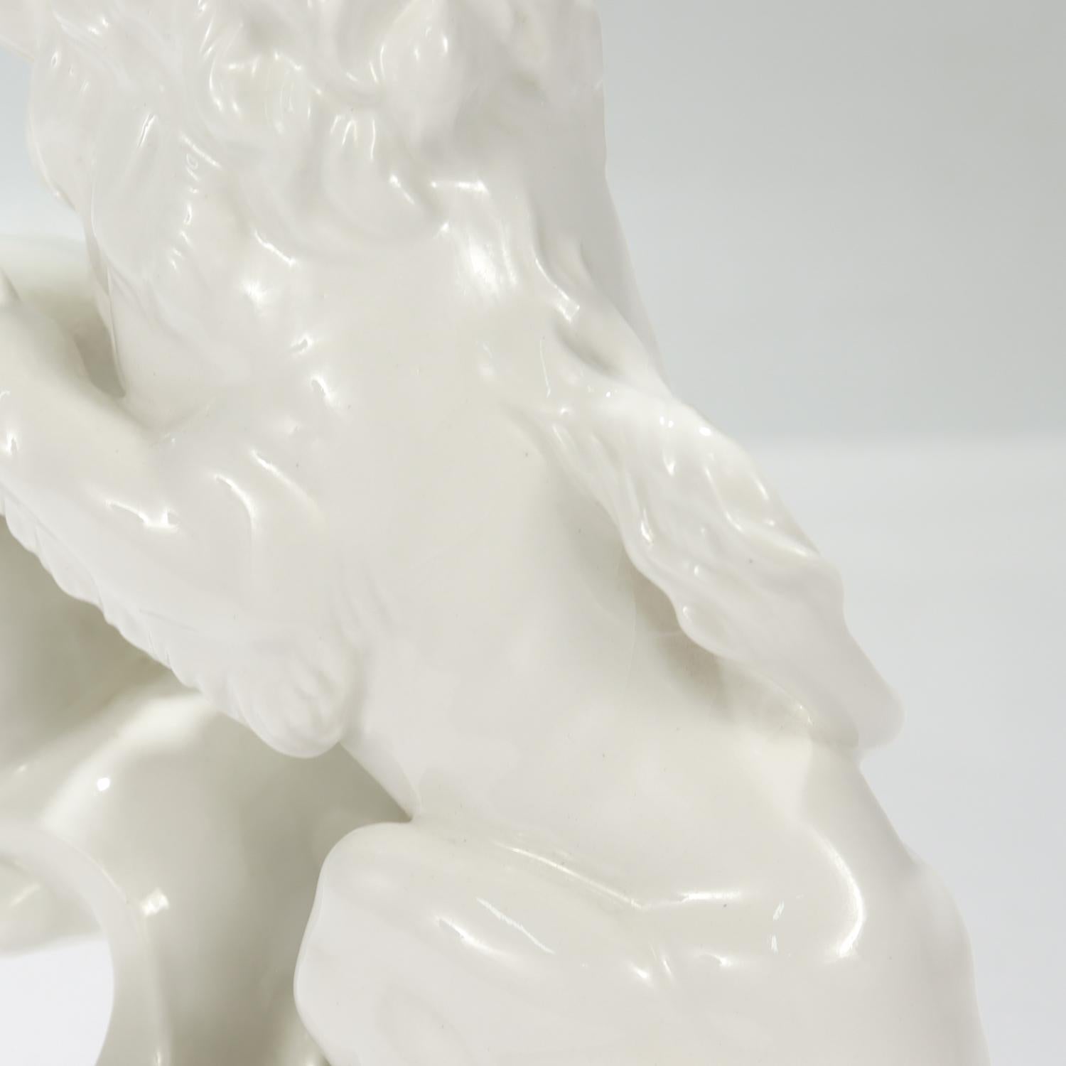 Nymphenburg Blanc de Chine Figurilla de porcelana 