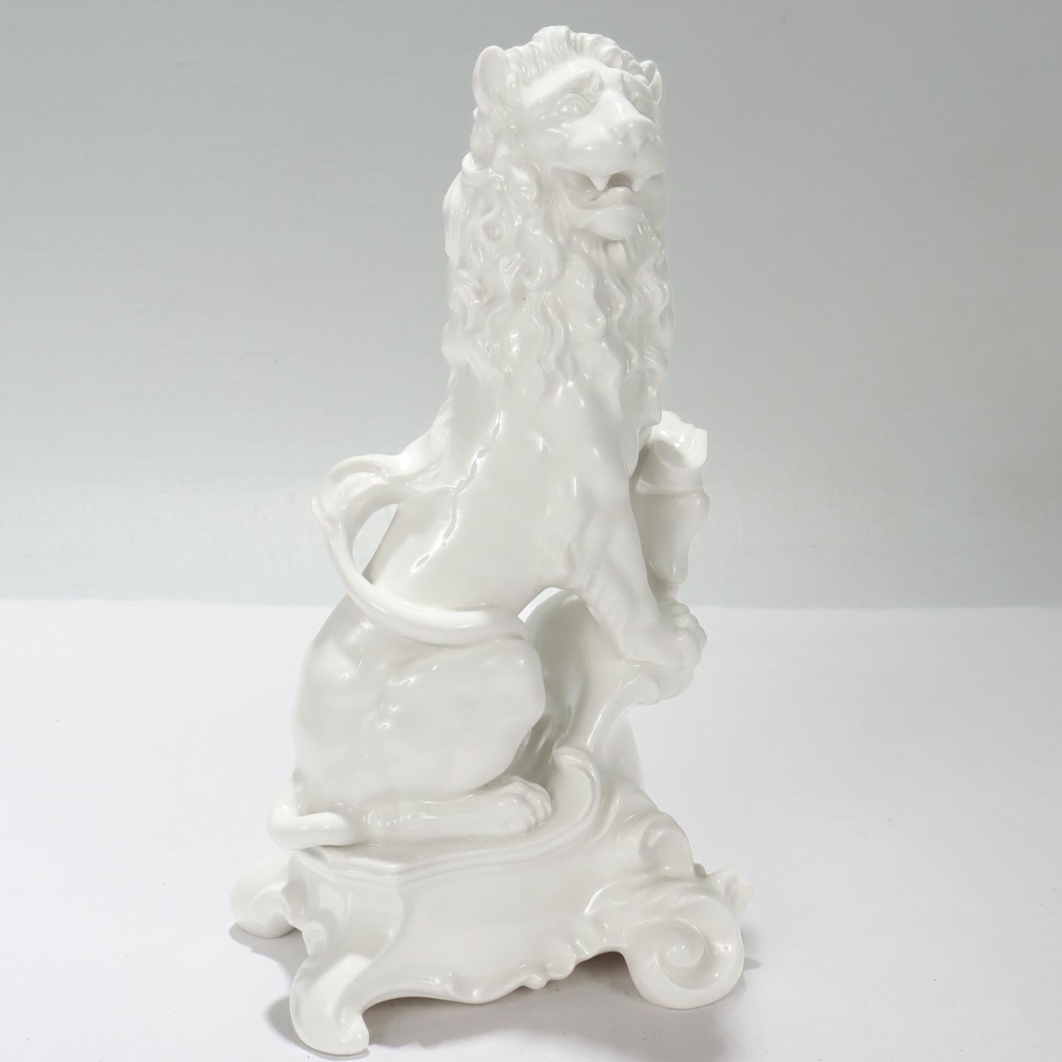 Nymphenburg Blanc de Chine Figurilla de porcelana 