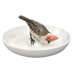 Nymphenburg Hella Jongerius Vogelschale, handbemaltes Porzellan