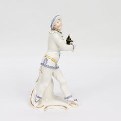 Nymphenburg Porcelain Commedia Dell'Arte Figure of Pierrot