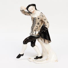 Nymphenburg Porcelain Commedia Dell'Arte Figure de Scaramuz