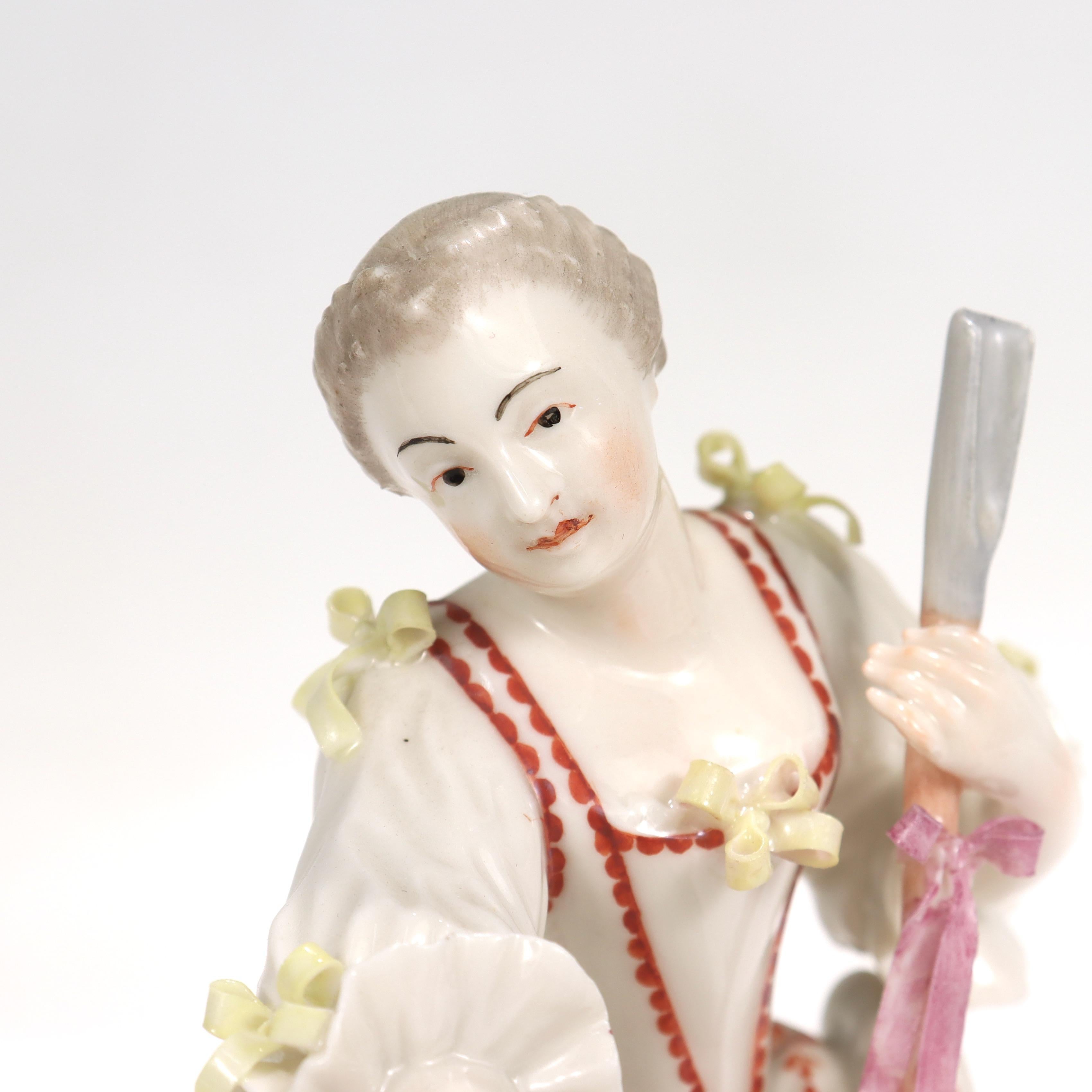 Nymphenburg Porcelain Figur des gestörten Schlägers/Der Gestörte Schlummer im Zustand „Gut“ im Angebot in Philadelphia, PA