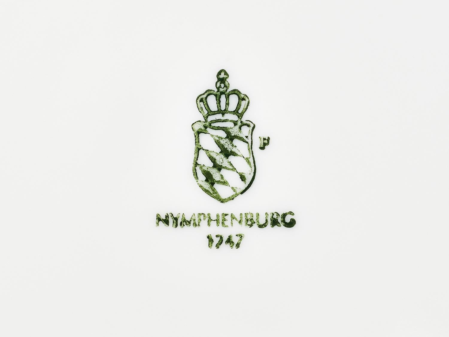 Nymphenburg Porcelain Pez globo pintado a mano por Terletzki-Scherf Porcelana en venta