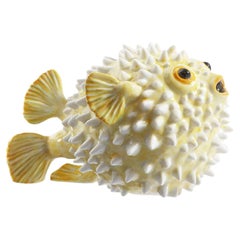 Nymphenburg Porcelain Kugelfisch handbemalt von Terletzki-Scherf