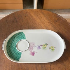 Set da tè in porcellana di Nymphenburg LOTOS con decorazioni Alchemie