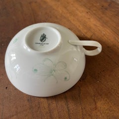 Set da tè in porcellana di Nymphenburg LOTOS con decorazioni Alchemie