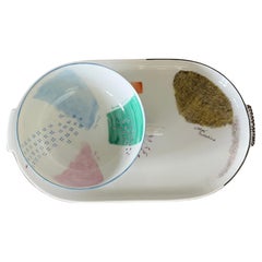 Set da tè in porcellana di Nymphenburg LOTOS con decorazioni Alchemie