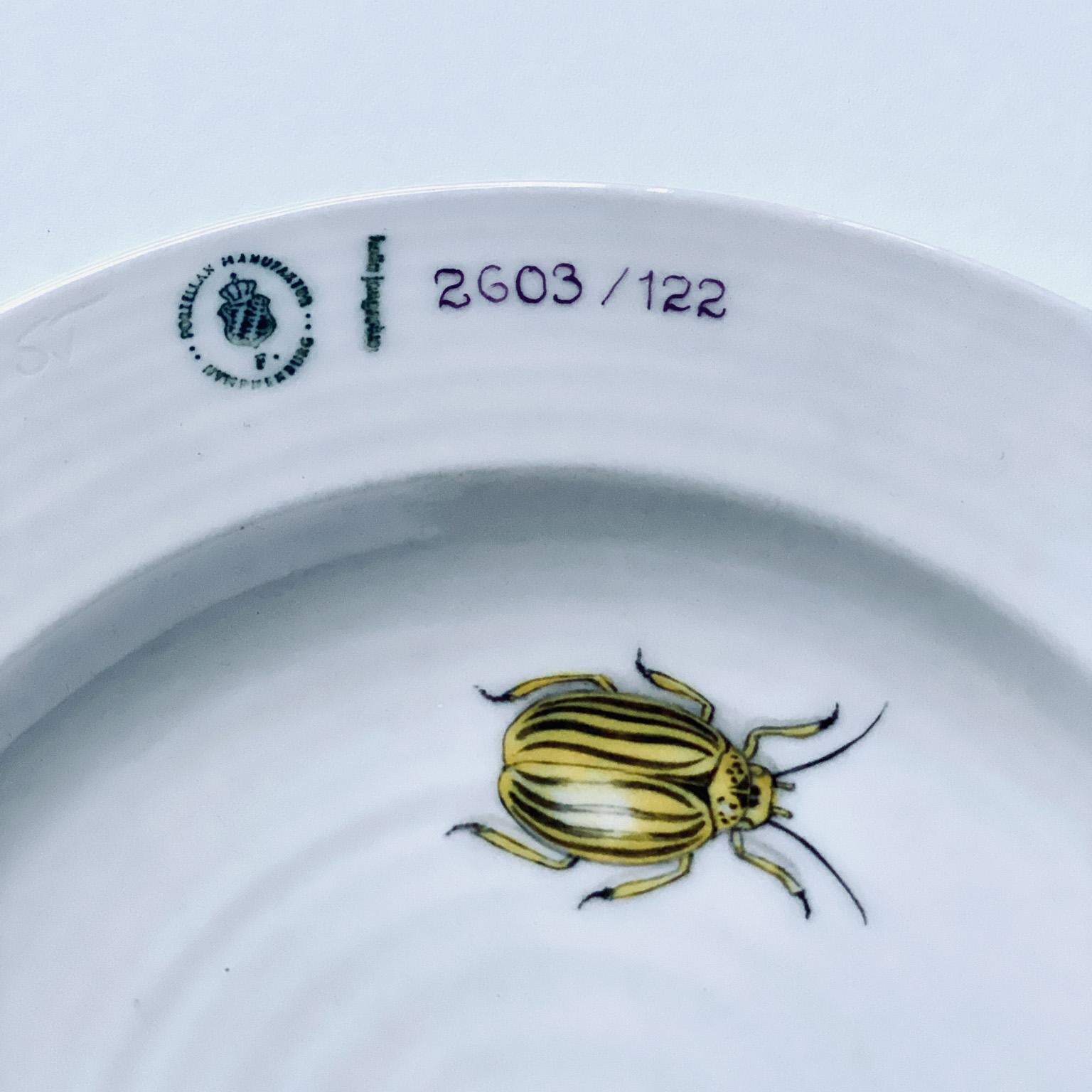 Nymphenburg Sketches Placa de insectos silvestres Alemán en venta