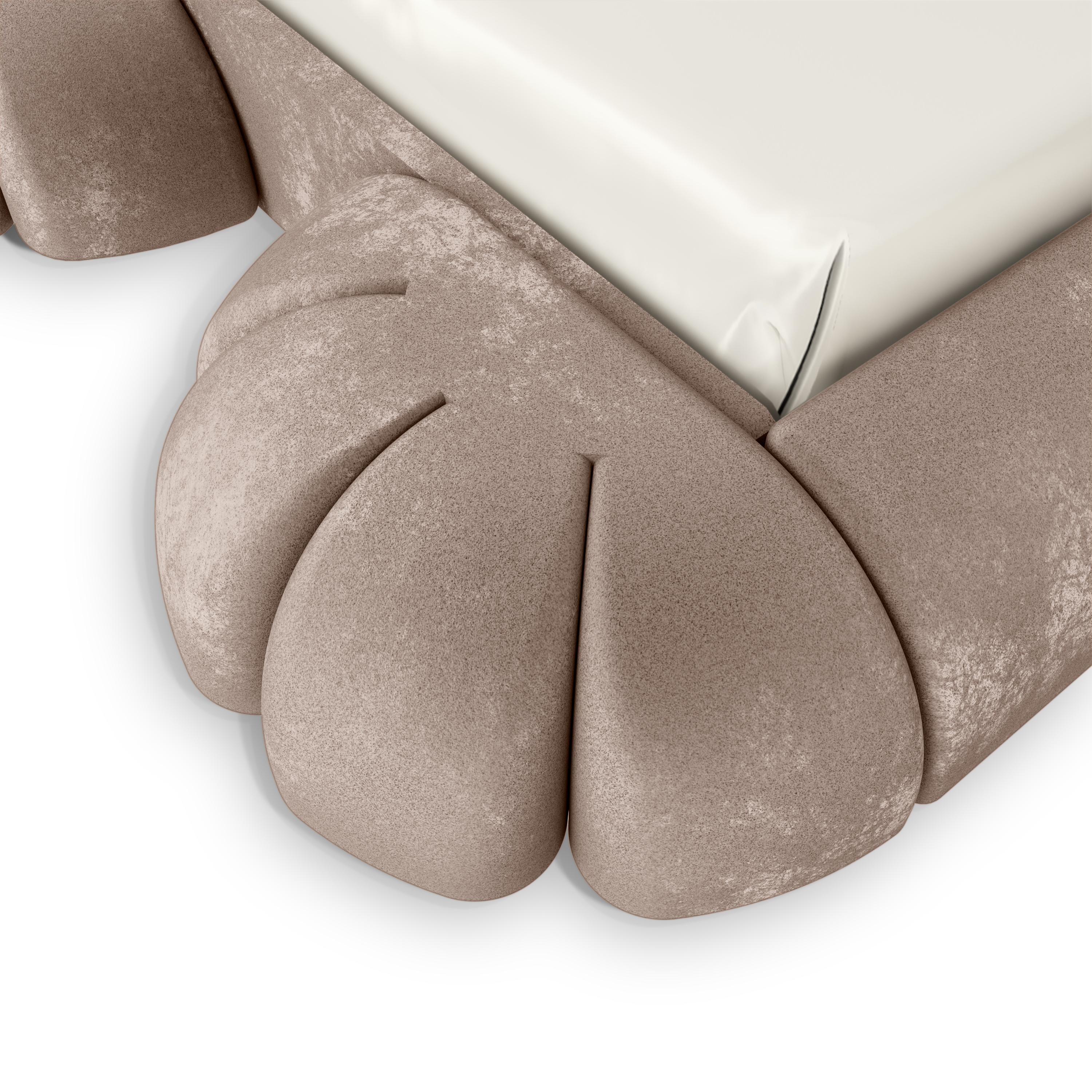 Portoghese Letto per bambini Nyra Cat in velluto di topo - Mobili di lusso per bambini by MAGILORE in vendita