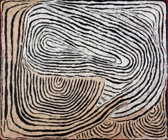 "Tjalili" Nyurapayia Nampitjinpa (Mrs. Bennett) Nampitjinpa (1938-2013) Kunst der Ureinwohner