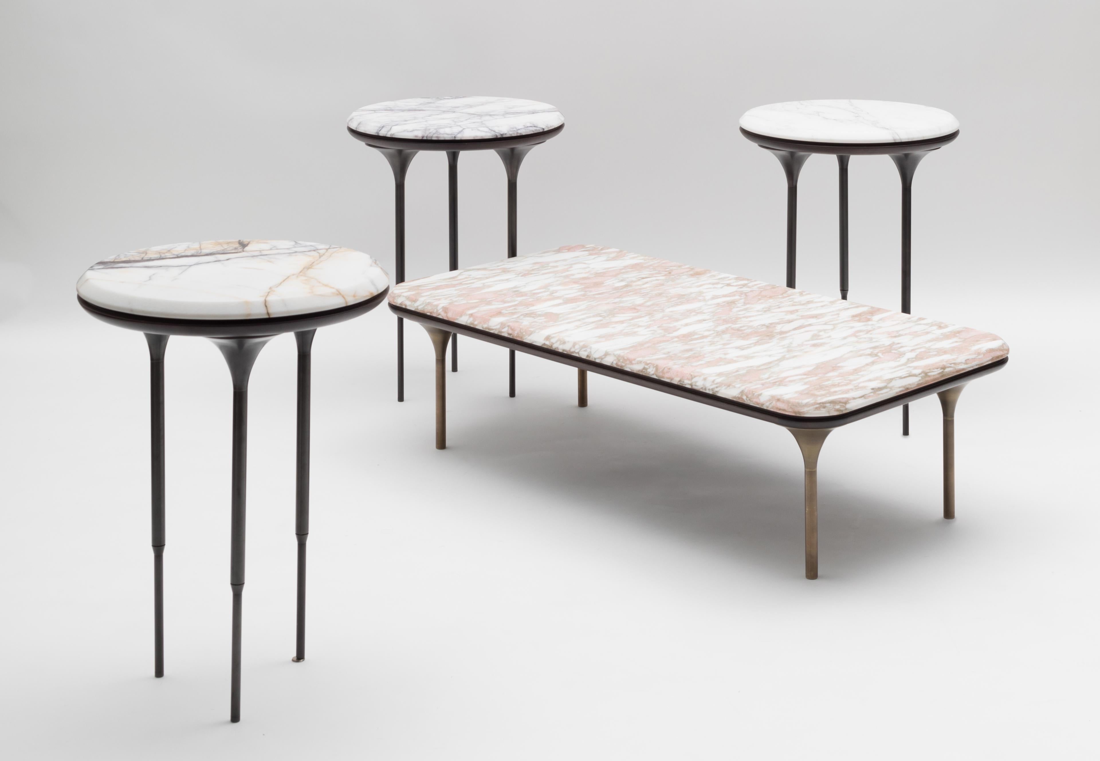 Patinated Nyx Coffee Table, by Lumifer For Sale