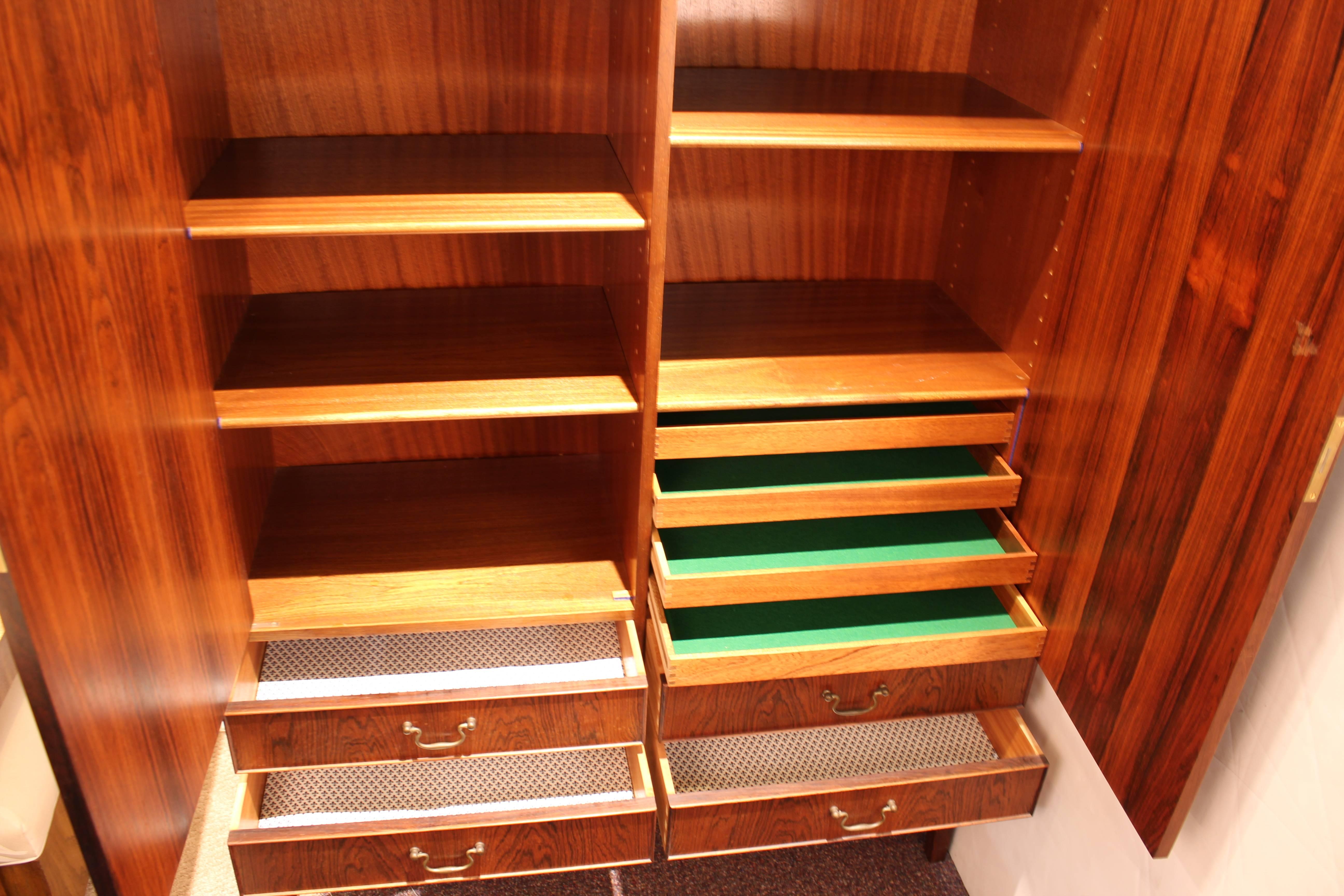 O. Bank Larsen Midcentury Rosewood Storage Cabinet at 1stDibs