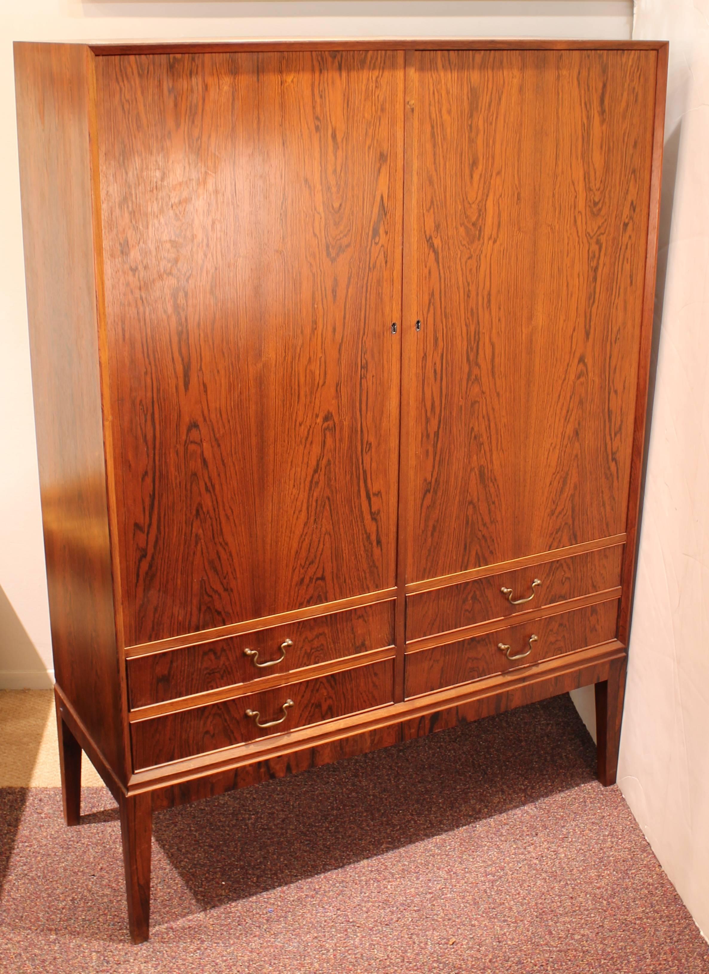 O. Bank Larsen Midcentury Rosewood Storage Cabinet 2