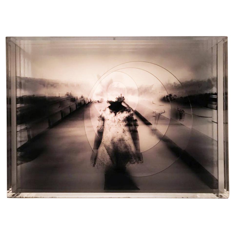 O Parque 'The Park', Electrical Lightbox Made of Multiple Exposure Photograph For Sale at 1stDibs
