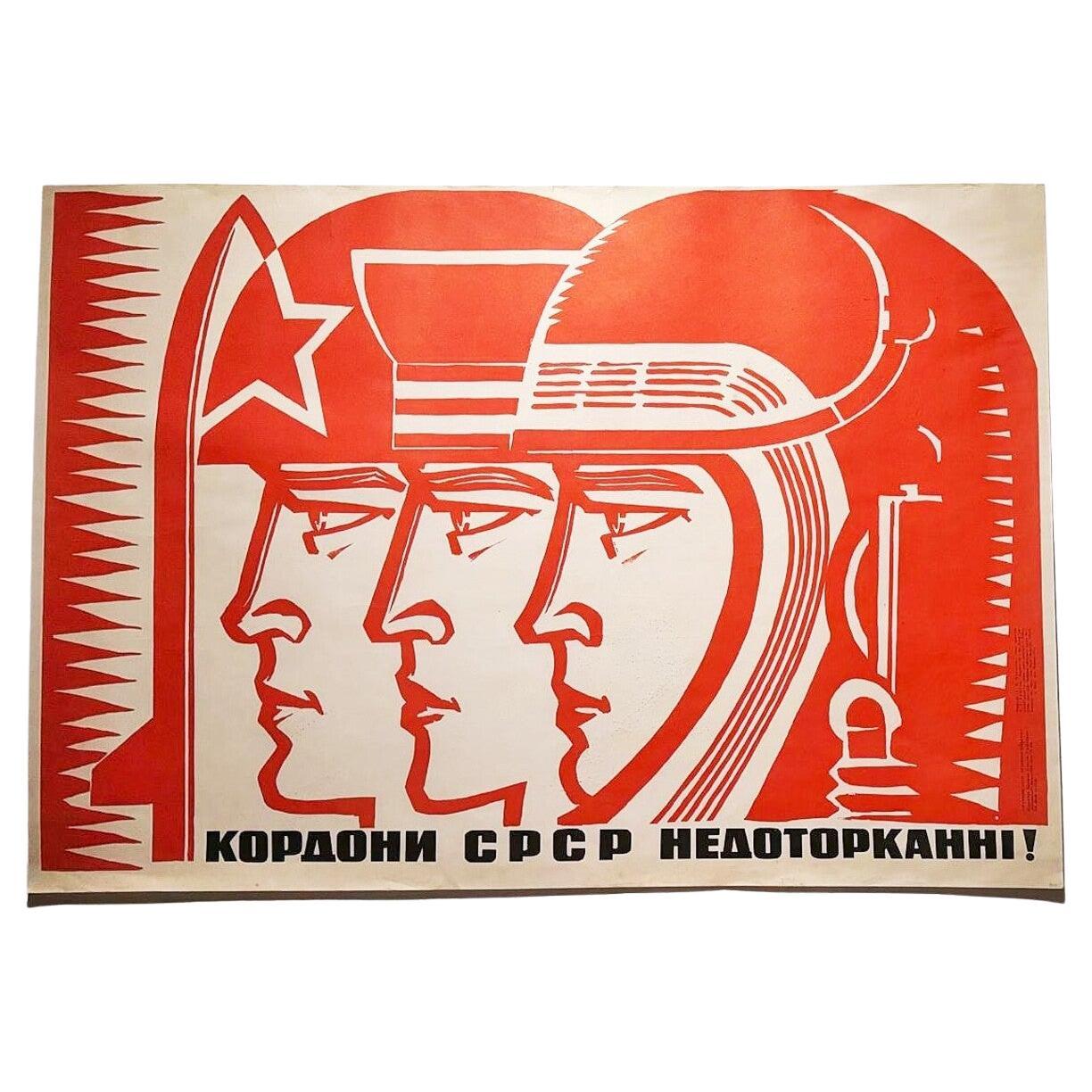 O. Capitain. Cartel de arte soviético original URSS - CCCP 1969