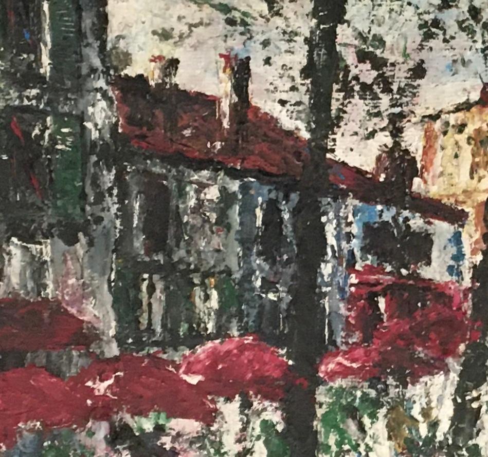 Pittura a coltello
Opera su tela, montata su pannello.
Dimensioni del supporto del pannello: 
40 x 61 x 0,5 cm

