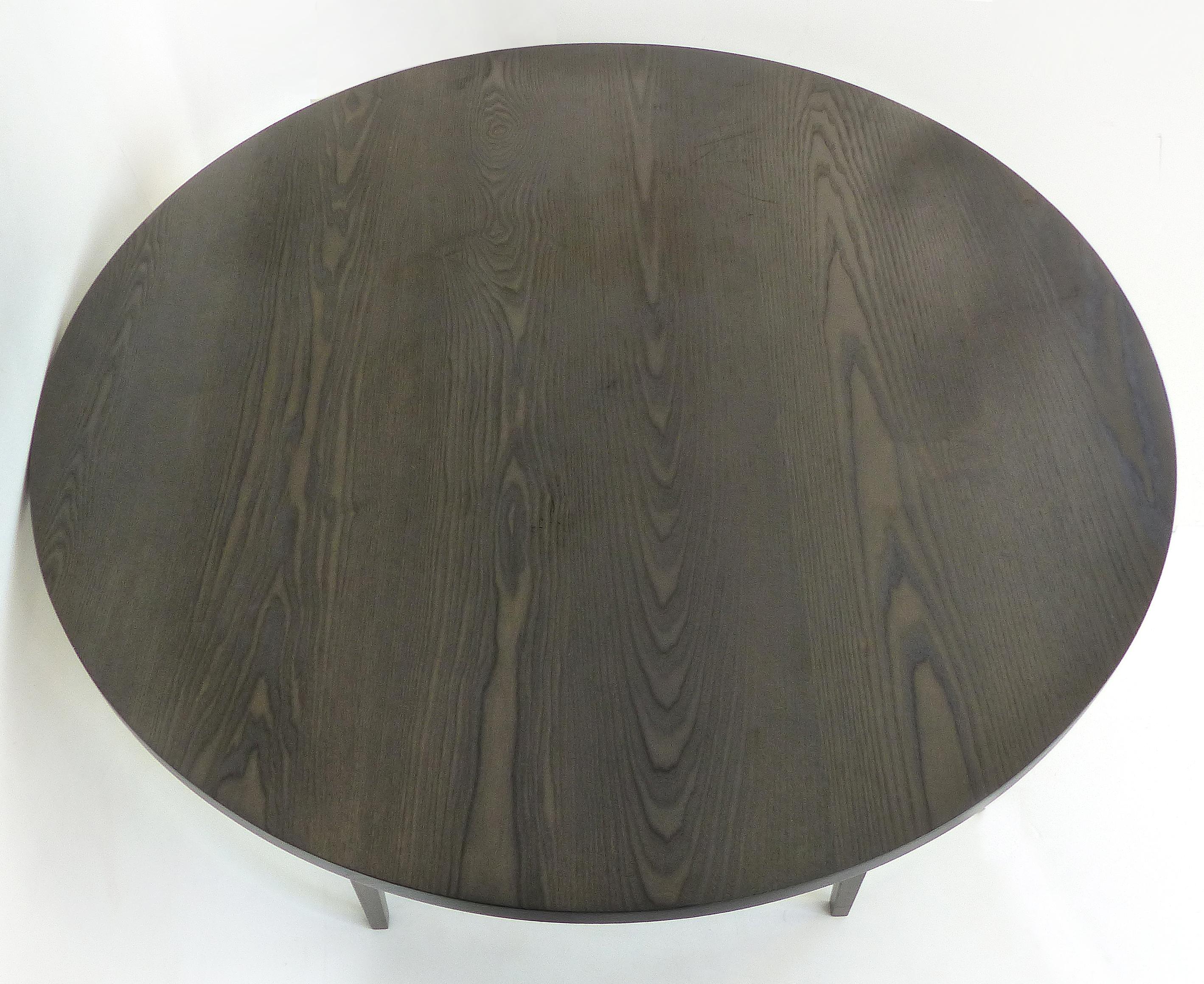 OO & G Studio Warren, Rhode Island cerused oak table in the Shaker style

 Offered for sale is a cerused oak table designed by Jonathan Glatt and Sara Ossana, founders of O&G Studio which designs and manufactures furniture honoring American design