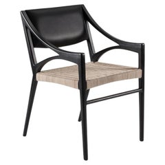 O Leather and Wood Chair by ATRA