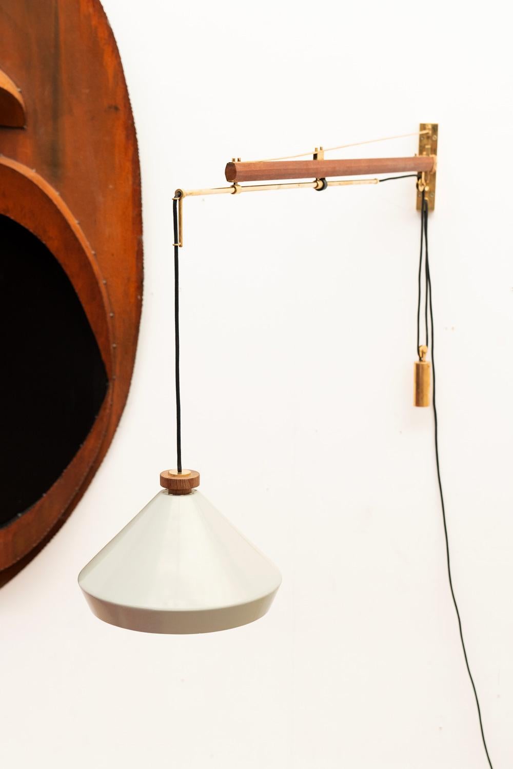 Teck Lampe O-Luce Modèle 177A conçue par Tito Agnoli, 1950 en vente