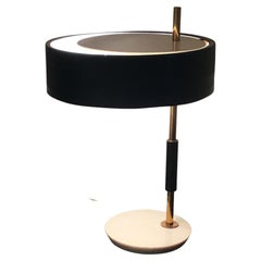 O-Luce Table Lamp Marbre Brass Metal  1950 italy