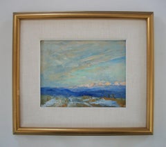O. N. DE GRANDMAISON - Paisaje al óleo enmarcado - Canadá - Hacia 1970