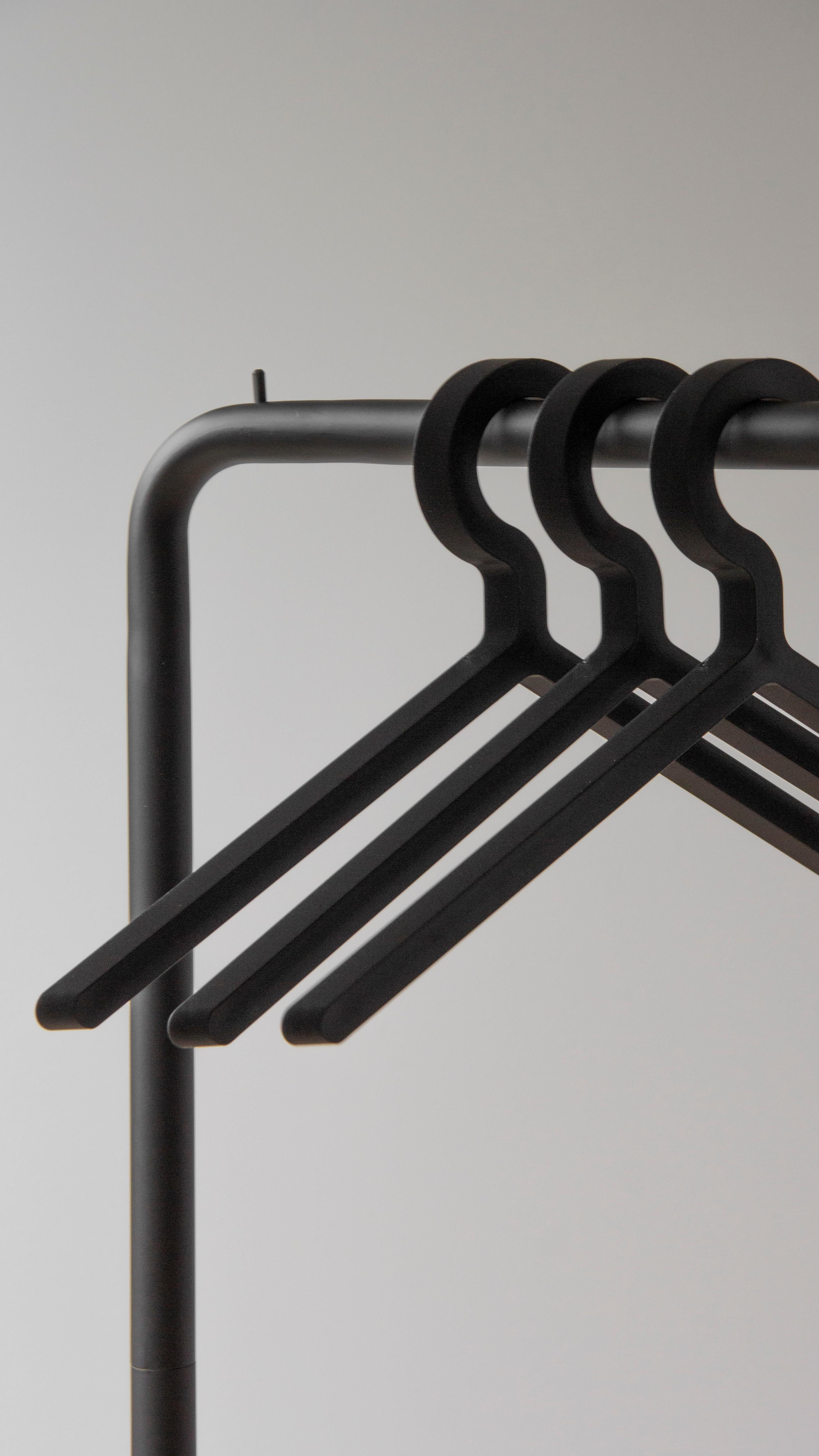 Metal O & O Clothes Rack Small by Christine Rathmann For Sale