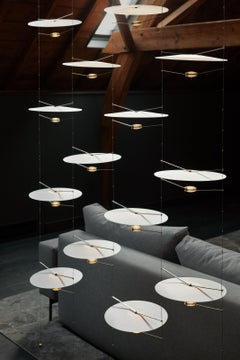 Applique O-O-O Space-Separating/Lampe murale, fabriquée à la main en Europe, par Vantot