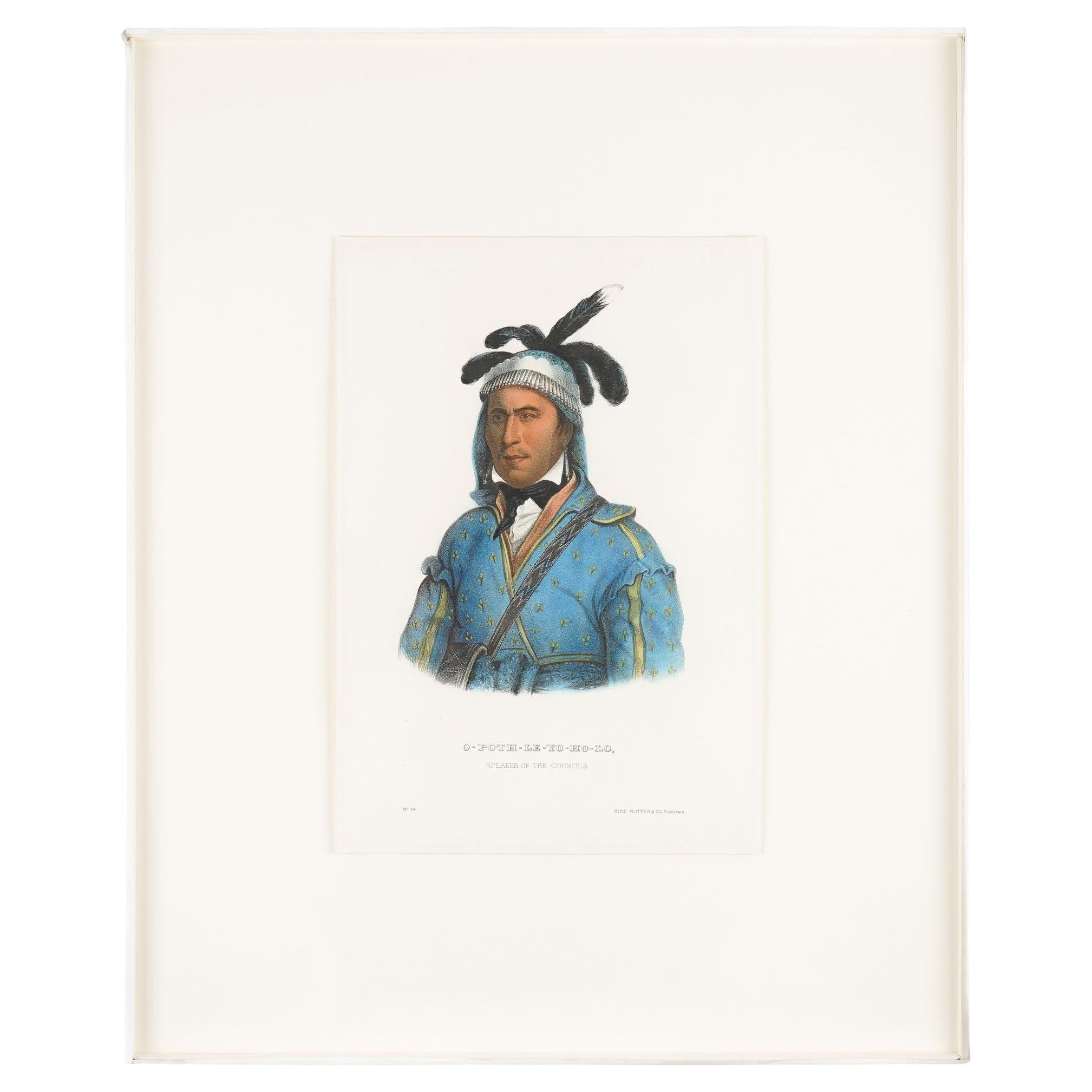 O-Poth-Le-Yo-Ho-Lo von McKinney & Hall, 1842 im Angebot