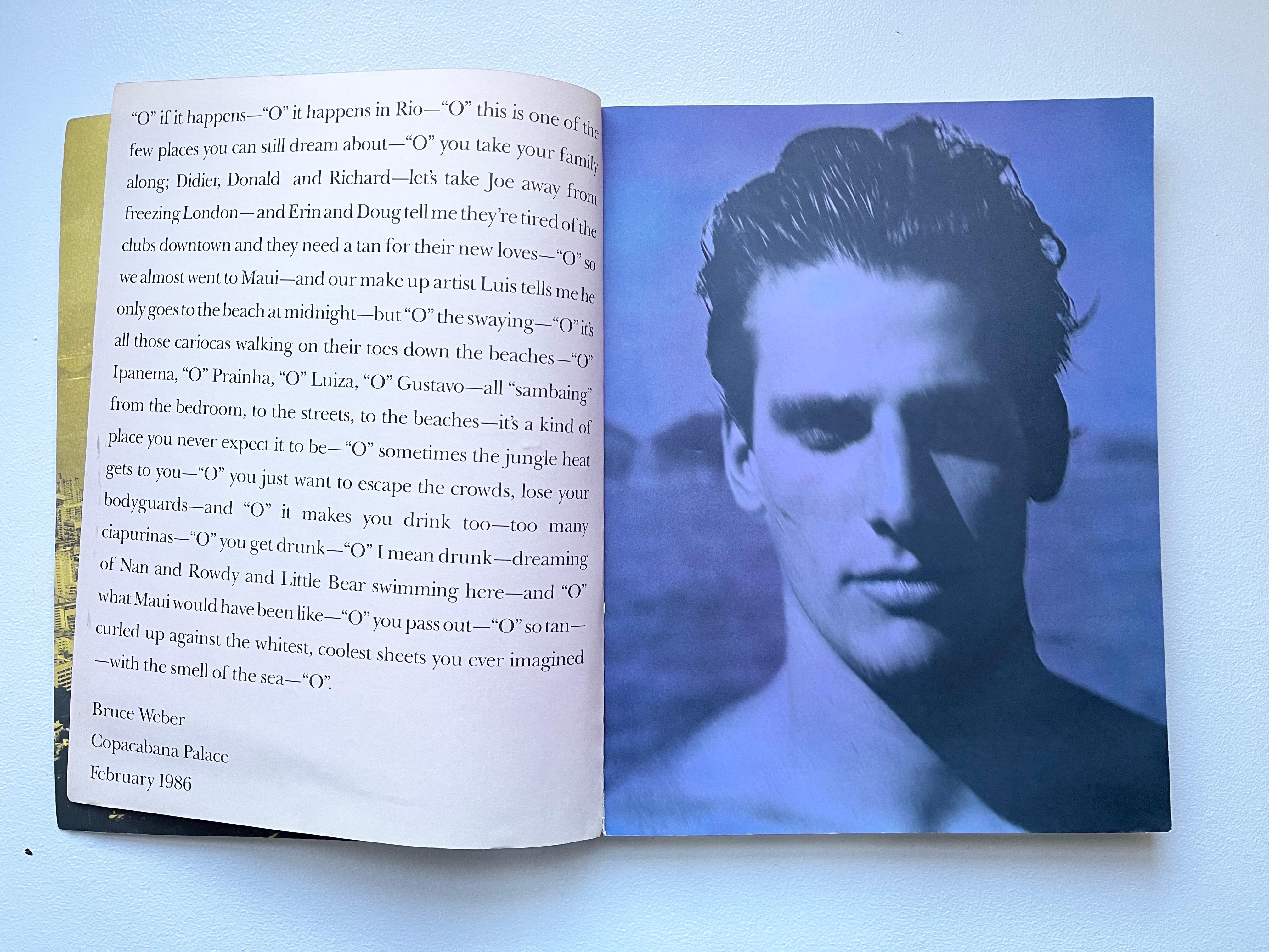 Modern O Rio De Janeiro, Bruce  Weber, 1986, soft cover