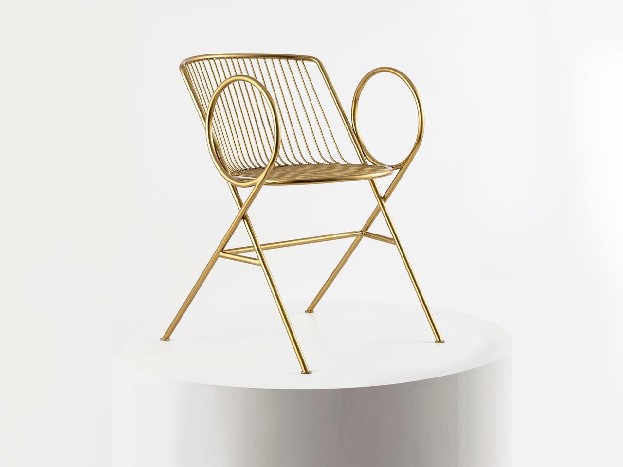 Buriné Chaise O2 du Studio Namit Khanna en vente
