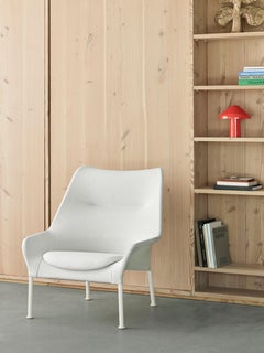 O2 Lounge Chair by Jonas Forsman for HAY, Eggshell Powder Coated Steel