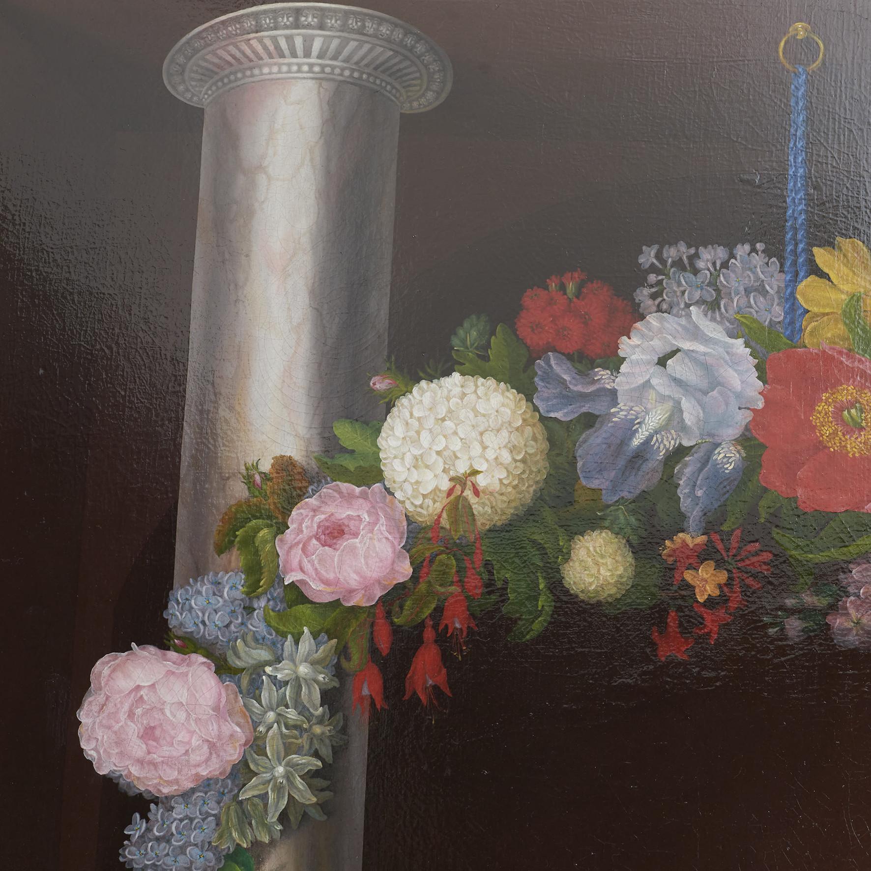 Other O.A. Hermansen, Large Flower Painting For Sale
