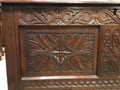 Oak 17th Century Antique Coffer