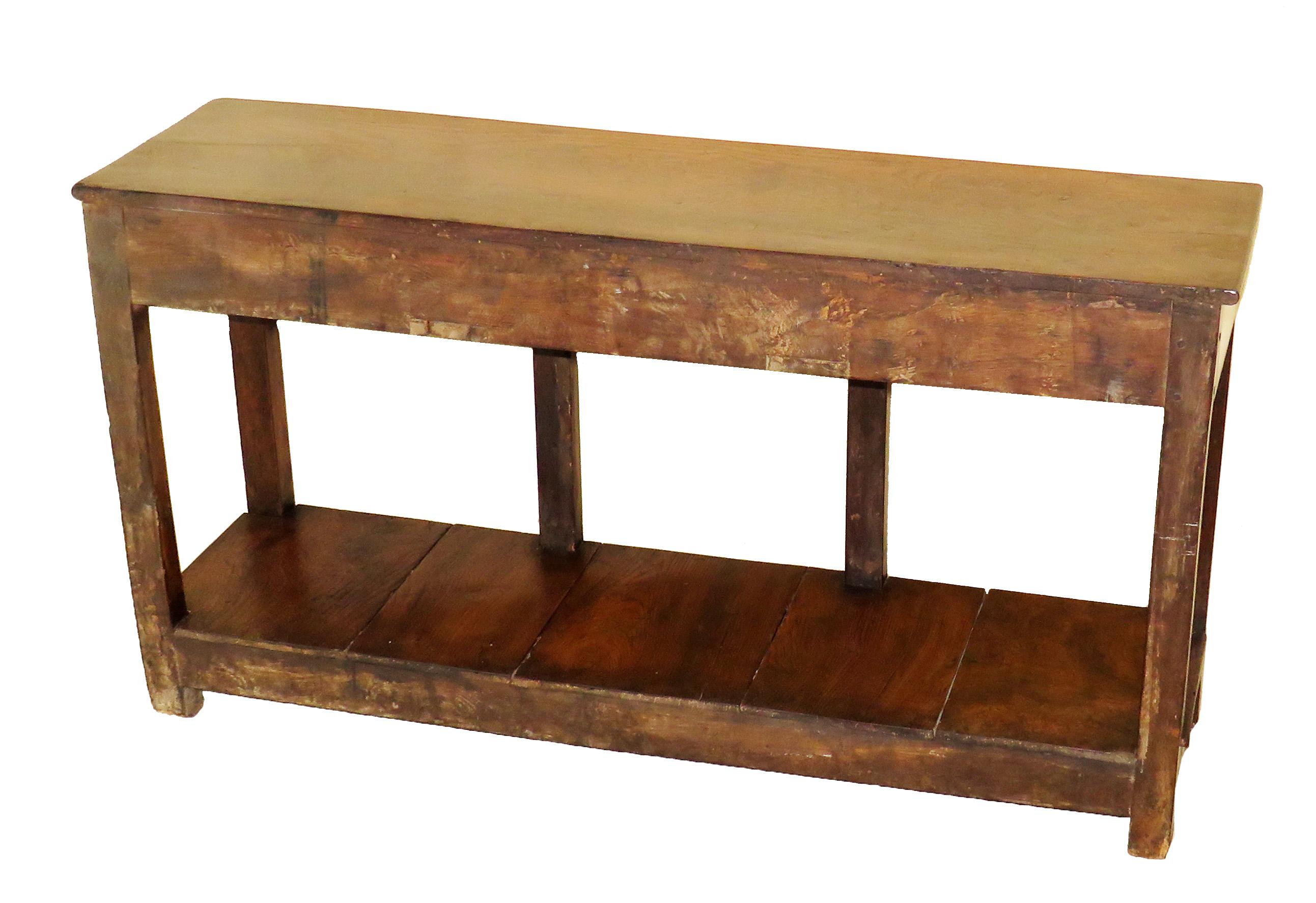 Oak 18th Century English Antique Dresser Base Sideboard 2