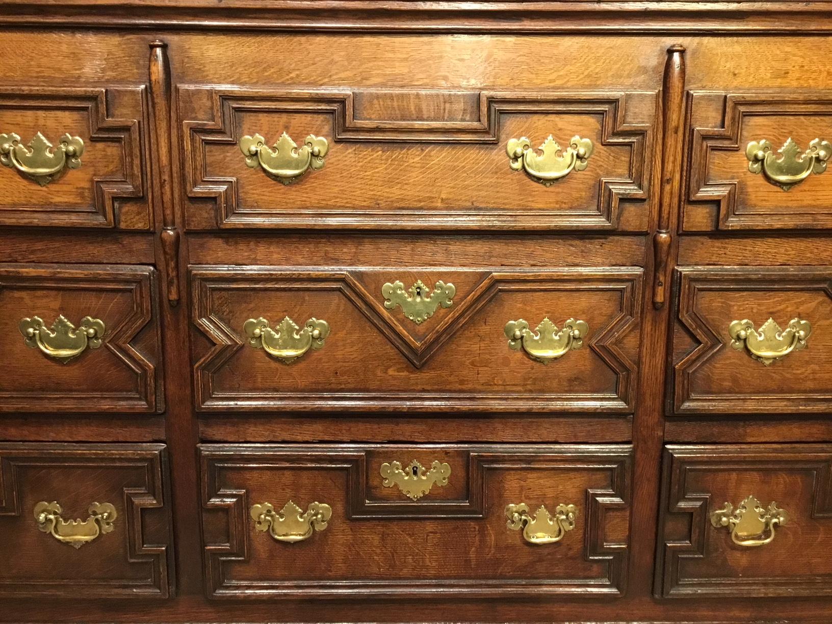 Oak 18th Century Lancashire Mule Chest 2