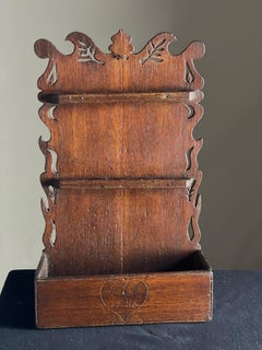 Oak 18th Century spoon rack