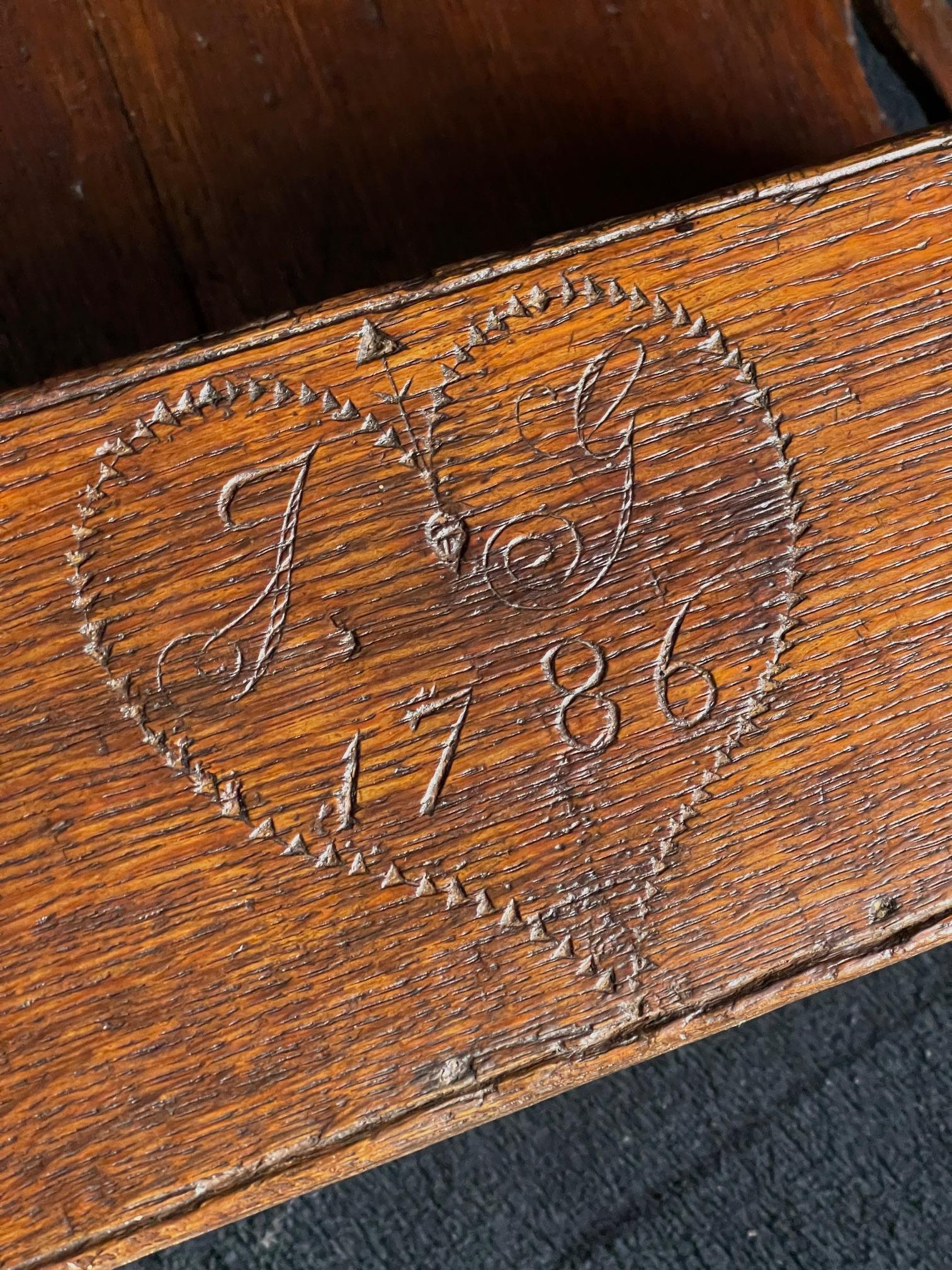 OAK 18. Jahrhundert Löffelgestell im Zustand „Gut“ im Angebot in Bakewell, GB