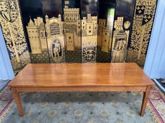 Oak and Beech Farmhouse Table, 19th Century