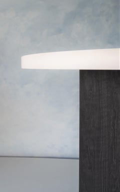 Oak and Beech Round Pedestal Dining or Entry Table by MSJ Furniture