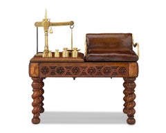 Oak and Brass Jockey Scale by Young & Son