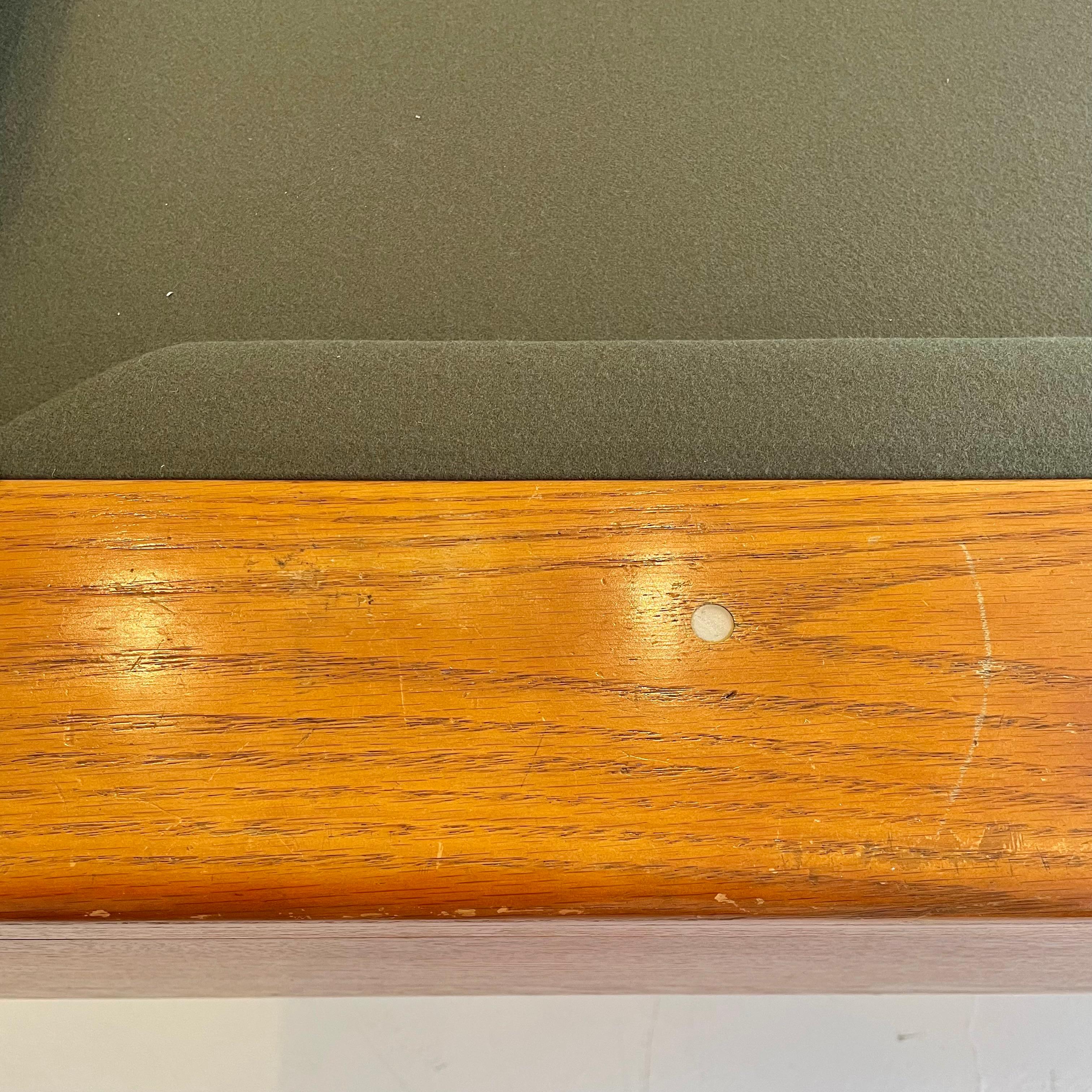 Oak and Brass Pool Table, 1980s USA 10