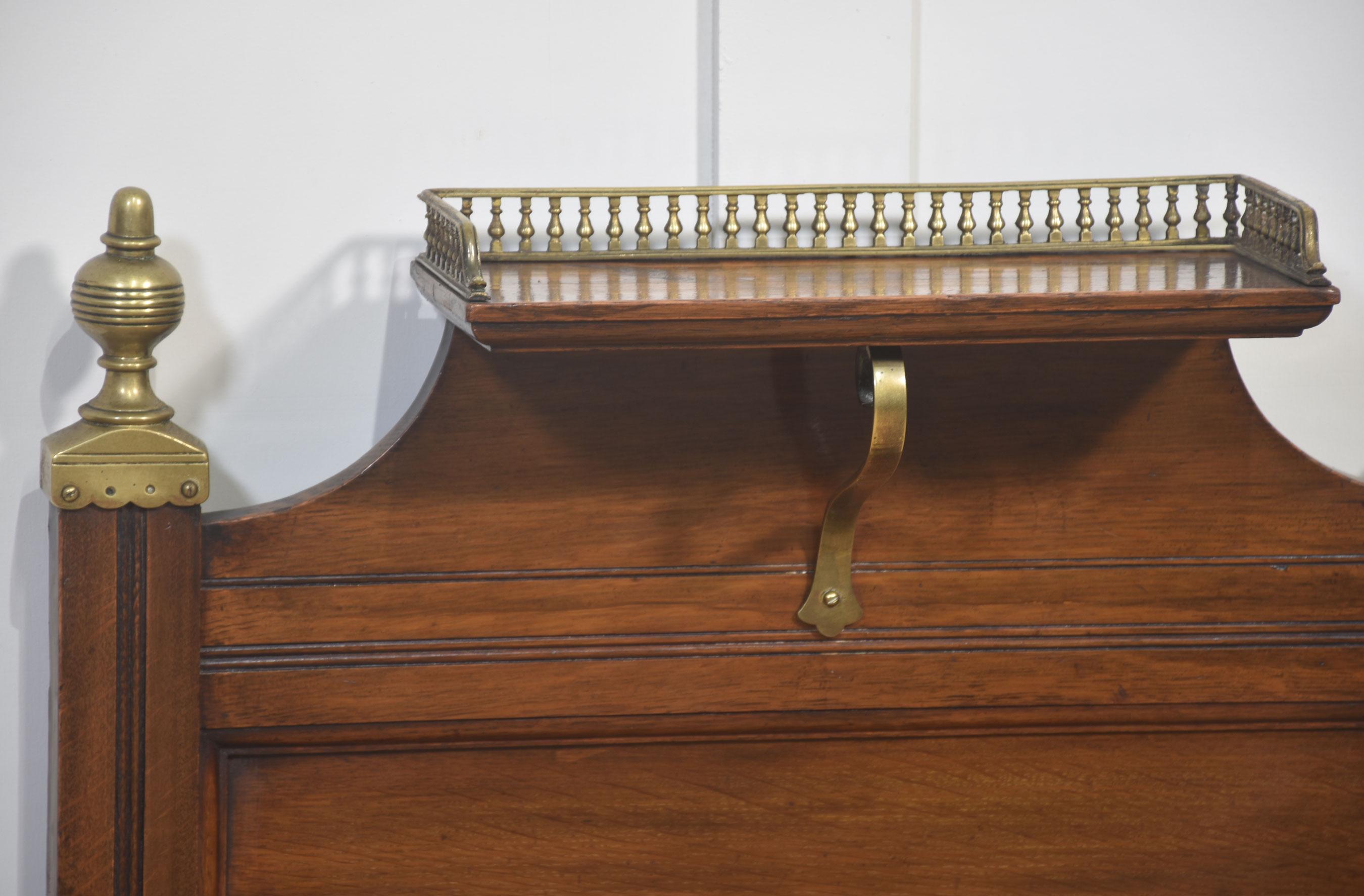 Oak and brass umbrella stand For Sale 1