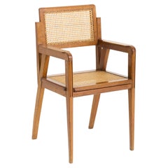 Oak and Cane Armchair