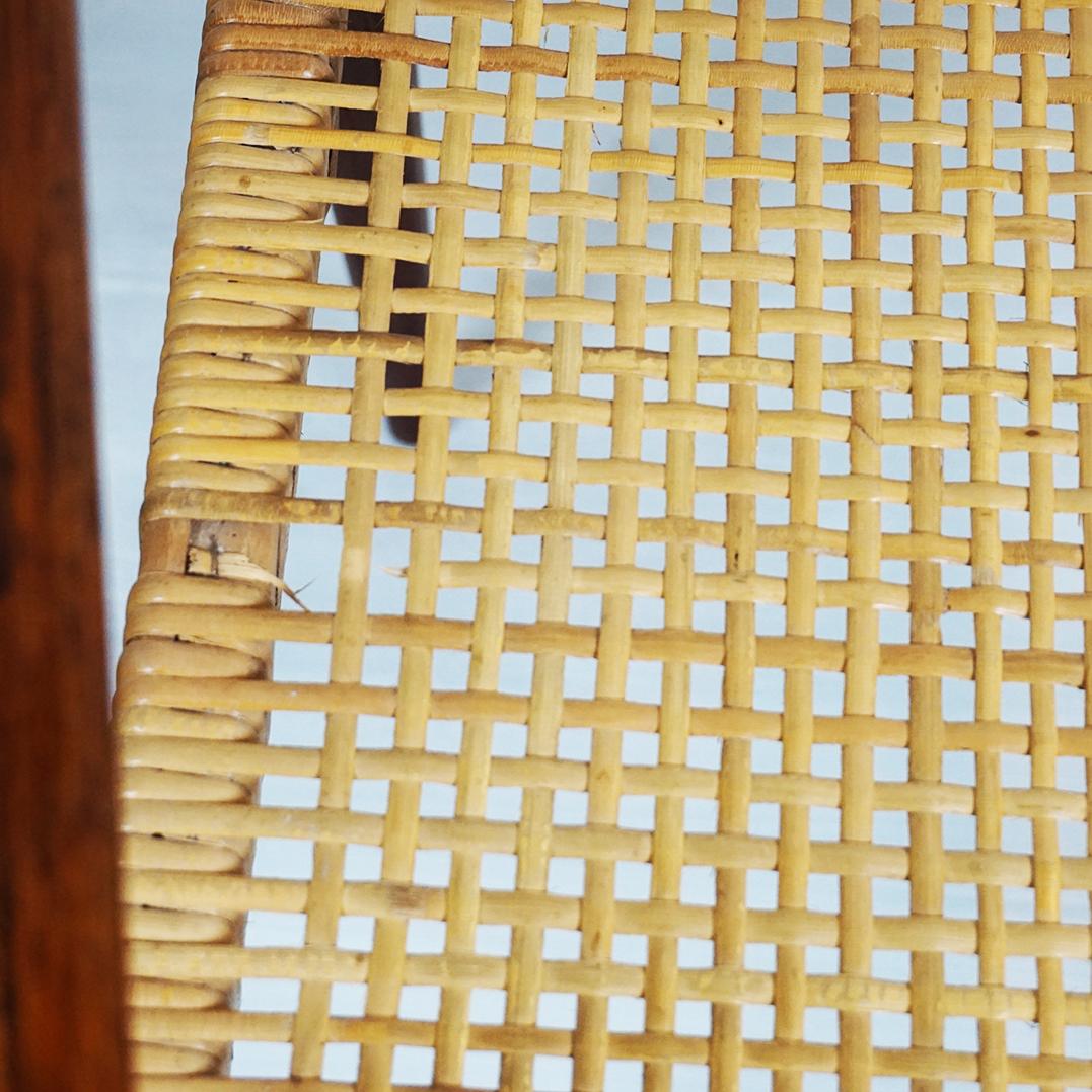 Scandinavian Modern Oak and Cane Armchair Mod. 113 by Nanna Ditzel for Kolds Savvaerk Denmark For Sale