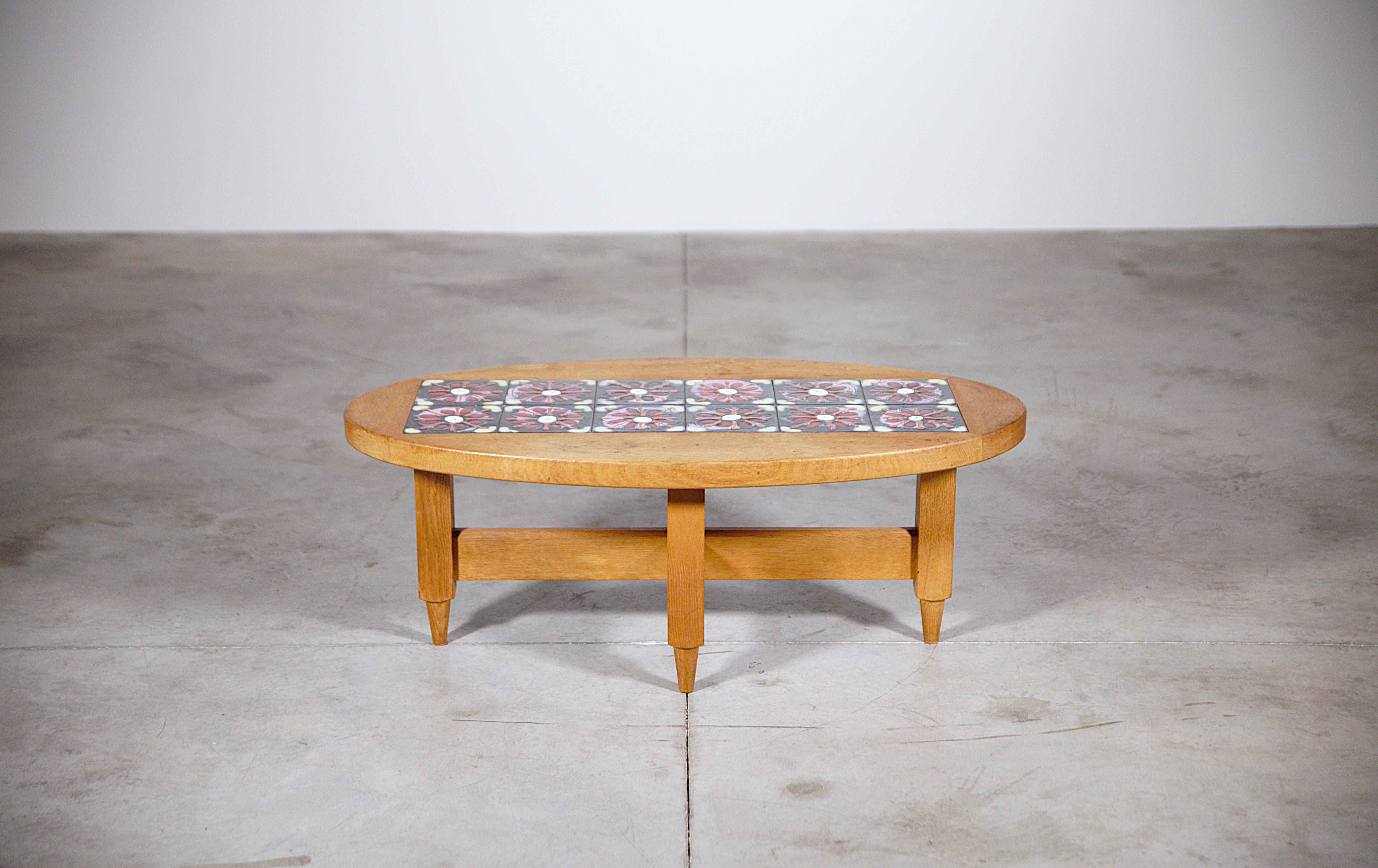 Tavolino in Oak e ceramica di Guillerme & Chambron Francia, anni '60

Da Votre Maison

Ceramica di Boleslaw Daniskowski

In buone condizioni

Rapporto : Leggera traccia di usato nel piano in legno. ( Si prega di consultare le foto )