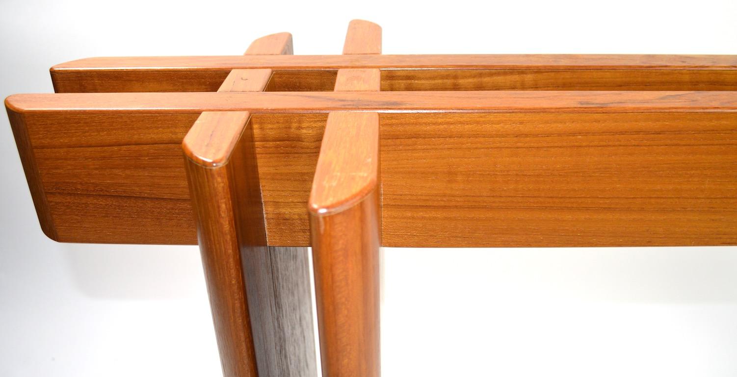 Oak and Glass Console by Gustav Gaarde In Good Condition In New York, NY