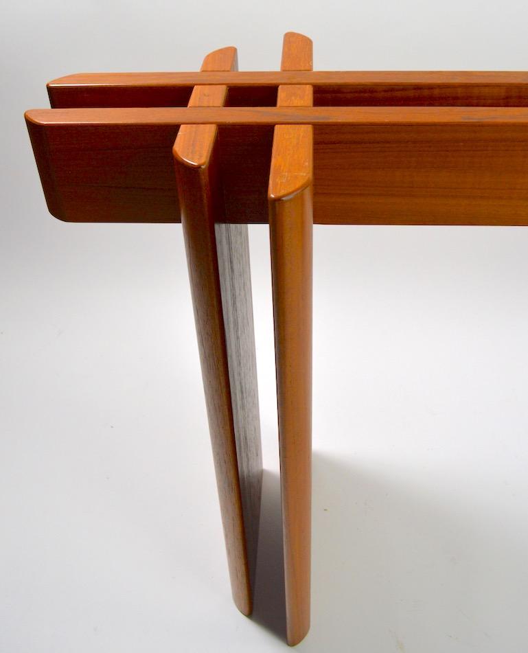 20th Century Oak and Glass Console by Gustav Gaarde