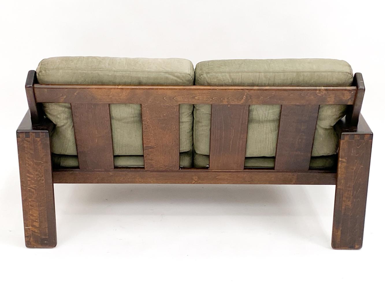 20th Century Oak And Leather 