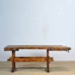Oak and pine Carpenter’s Workbench, circa 1900
